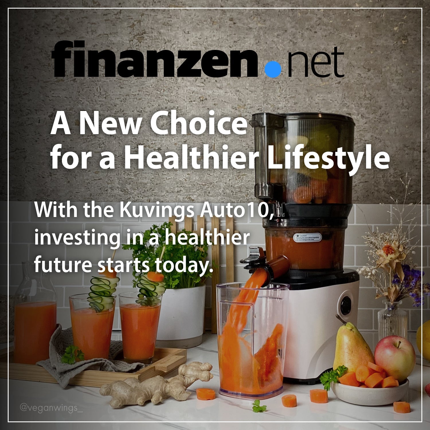 German News Finanzen Highlights Kuvings as 'A New Choice for a Healthier Lifestyle