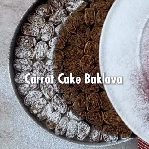 Carrot Pulp Baklava with Fresh Carrot Syrup