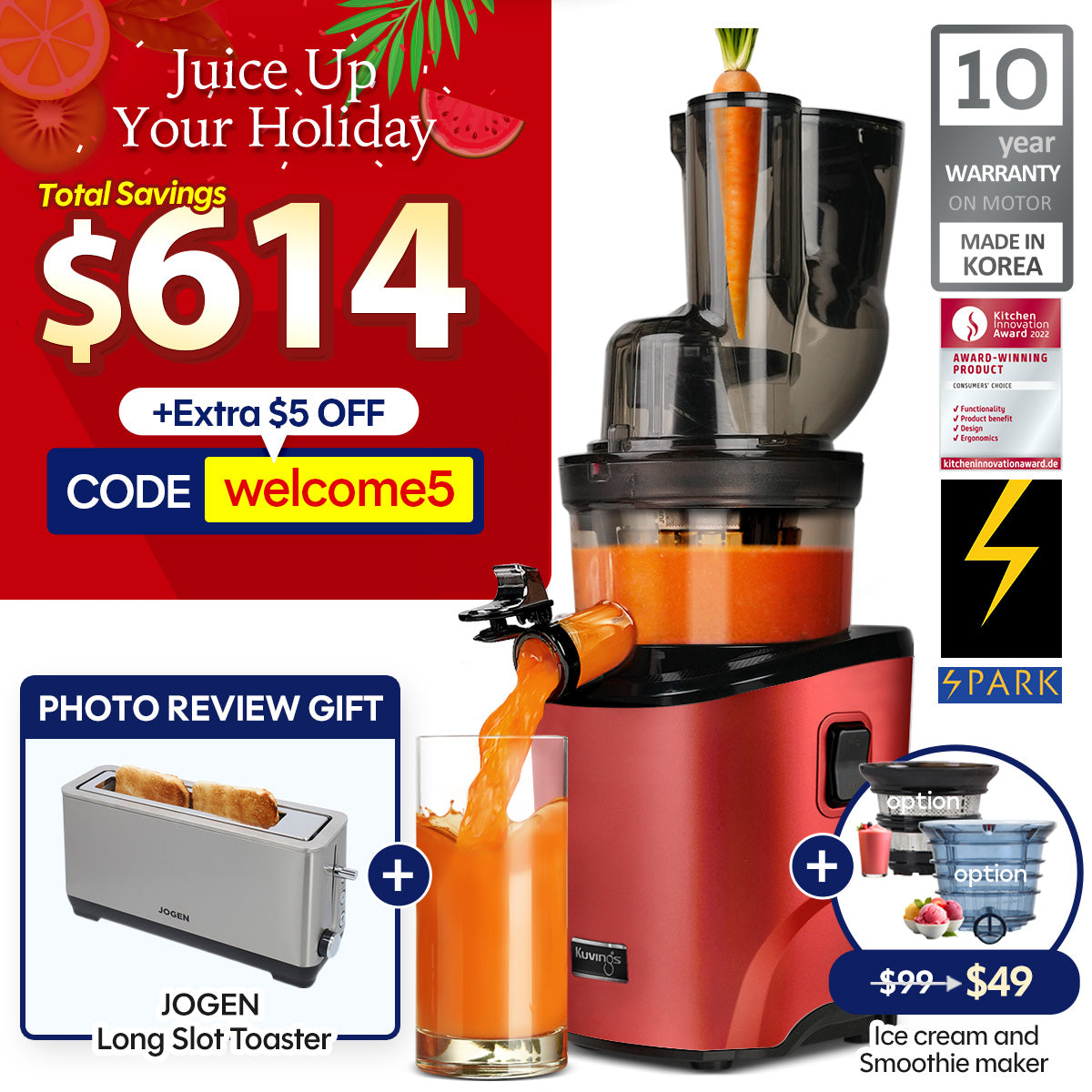 Kuvings REVO830 Whole Slow Juicer – Kuvings Singapore