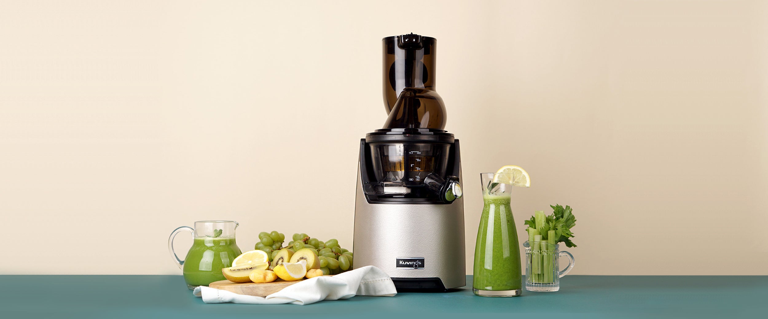 Kuvings EVO820 Whole Slow Juicer with Dual Feeding Chute for Cold