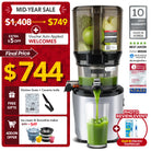 Kuvings AUTO10S silver cold press slow juicer Mid-Year Sale promotion in Singapore