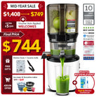 Kuvings AUTO10S white cold press slow juicer Mid-Year Sale promotion in Singapore