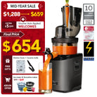 Kuvings REVO830 black cold press slow juicer Mid-Year Sale promotion in Singapore