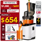 Kuvings REVO830 white cold press slow juicer Mid-Year Sale promotion in Singapore